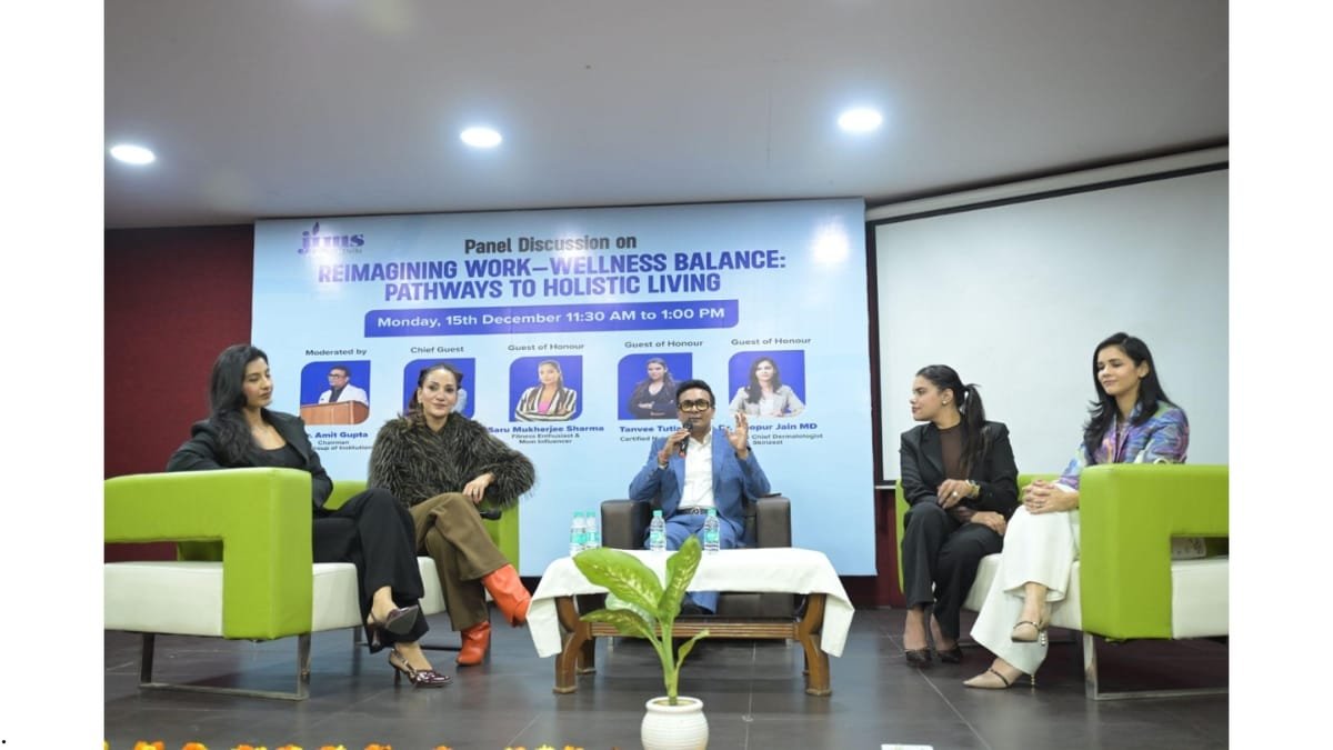 JIMS Kalkaji hosts a panel discussion on “Reimagining Work–Wellness Balance: Pathways to Holistic Living.”-PNN