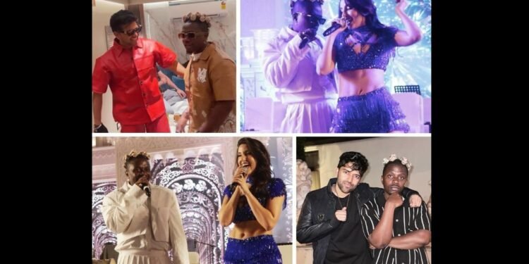 From sharing stage with Nora Fatehi to Vibing with Guru Randhawa, African Superstar Rayvanny gets warm welcome during his first visit to India