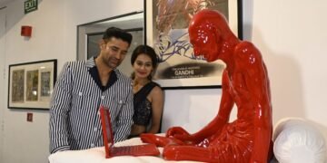 Exploring India’s Cultural Tapestry: Sangram Singh and Payal Rohatgi Marvel at Tuli Research Centre for India Studies’ Exhibition