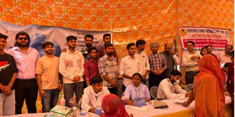 Forever Living Products (India) Collaborates with Nitya Foundation for a Successful Medical Outreach program in Jaipur