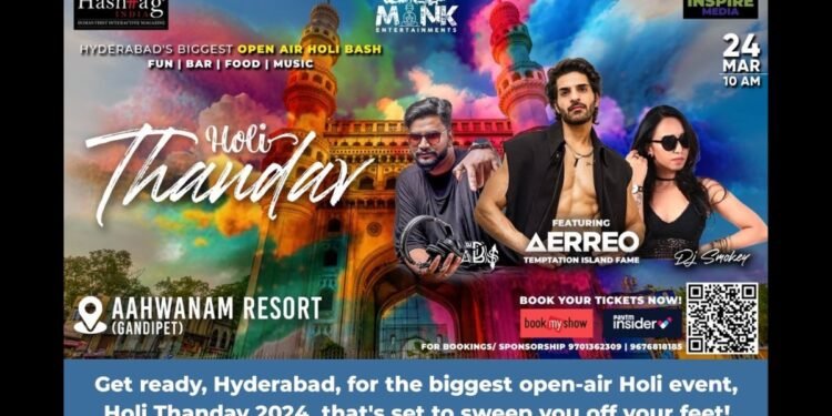 Holi Thandav 2024: Hyderabad’s Biggest Holi Festival