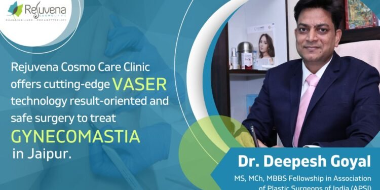 Rejuvena Cosmo Care Clinic offers cutting-edge VASER technology for result-oriented and safe surgery to treat Gynecomastia in Jaipur