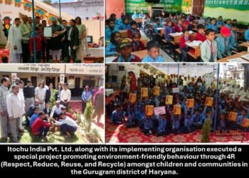 Itochu India Pvt. Ltd Executes “4R Project” (Respect, Reduce, Reuse, Recycle) Promoting Environmental Friendly Behaviour, in Gurugram District