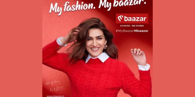 M Baazar Welcomes Bollywood Stars Kriti Sanon and Pavail Gulati as Brand Ambassadors