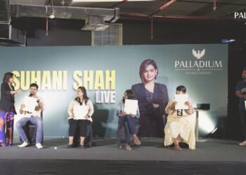 Suhani Shah Mesmerizes Audience with Unforgettable Live Performance at Palladium Ahmedabad