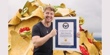 WTO Certifies “Highest Cheese Pull World Record” Doritos UK soars to new heights