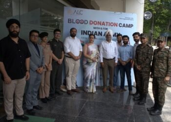 ALC Group Organises Blood Donation Camp for the Indian Army; Rallies 100 Donors
