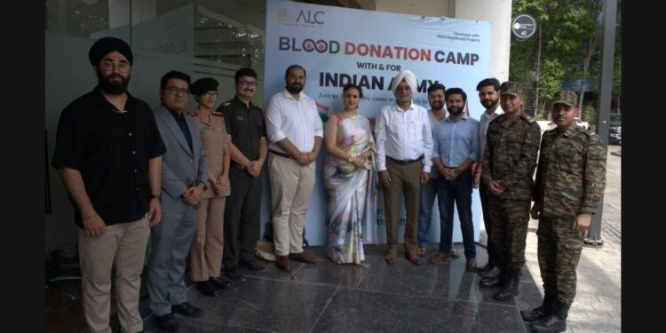 ALC Group Organises Blood Donation Camp for the Indian Army; Rallies 100 Donors