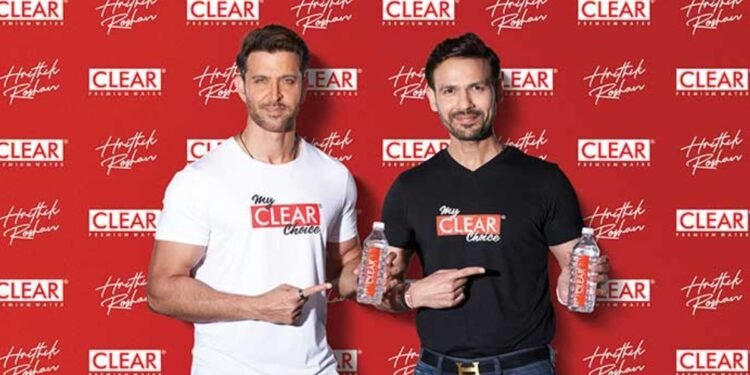 Hrithik Roshan to continue as brand ambassador for Clear Premium Water