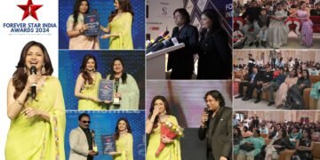 Bollywood Royalty Bhagyashree Graces Forever Star India Awards 2024, Joins Forces with Army Officers to Honor Awardees!