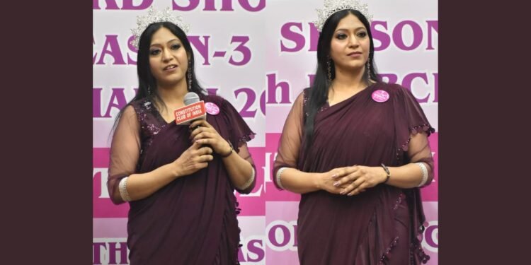 Gurpreet Kaur won the state title of Mrs. India One in a Million 2023, Season 4, Face of Delhi NCR in classic category at the age of 50