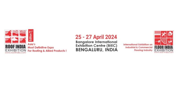Asia’s Most Definitive Expo For Roofing and Allied Products Comes To Bangalore, India From 25 to 27 April 2024 Showcasing Top Grade Roofing Materials And Technology