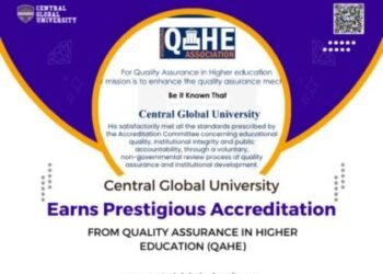 Central Global University Receives Prestigious Accreditation From QAHE, Ensuring Quality Education Globally