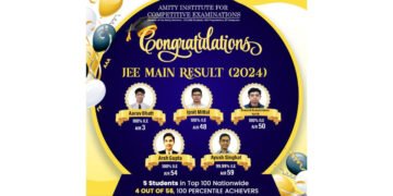 Amity Institute of Competitive Examinations (AICE) Celebrates Outstanding Performance in JEE Main 2024