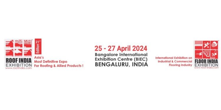 Asia’s Most Definitive Expo For Roofing and Allied Products Coming To Bangalore, India From 25−27 April 2024 Showcasing Top Grade Roofing Materials And Technology