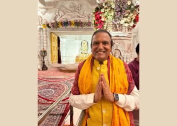 Dr. Dinesh Shahra, Pioneer of Yellow Revolution Reveres Ayodhya’s Cultural Legacy during his visit to Iconic Ram Mandir