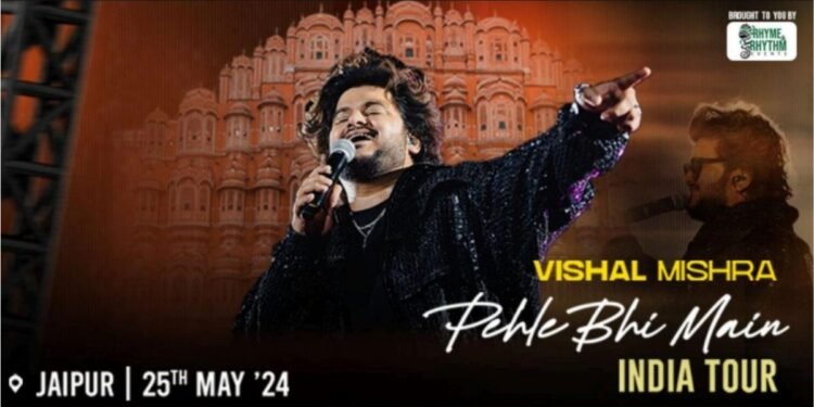 Vishal Mishra to Headline First-Ever Live Concert in Jaipur as Part of “Pehle Bhi Main” India Tour