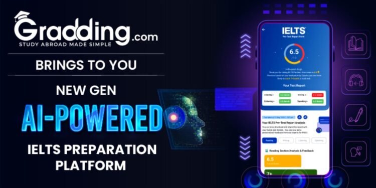 Gradding.com Launches New Gen AI-Powered IELTS Preparation Platform in India