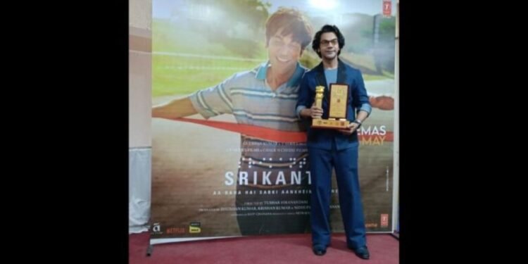 Rajkummar Rao kickstarts promotions for Srikanth- Aa Raha Hai Sabki Aankhein Kholne in Ahmedabad, felicitates visually impaired entrepreneurs of Gujarat