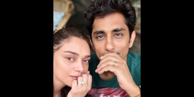Unveiling Romance: Siddharth and Aditi Rao Hydari shine bright in custom-made rings by Andal Jewels for their engagement