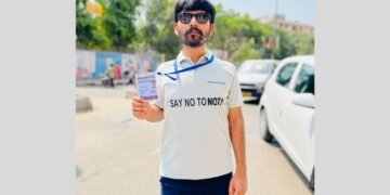 Championing democracy, Ravi Kiran Thilak Thatikonda garners attention with his unique voting initiative