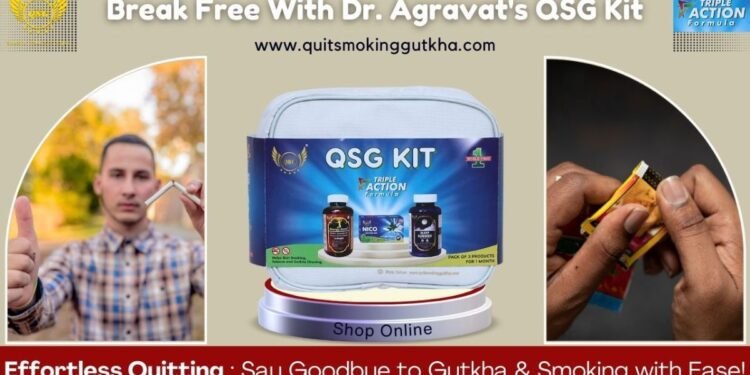 QSG Kit by Dr. Agravat: The Trailblazing Solution Helping People Quit Gutkha and Smoking across the Nation