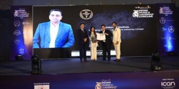 Lords Mark Industries Limited receives Most Inspirational Leader Award at The Indian Brand and Leadership Conclave 2024