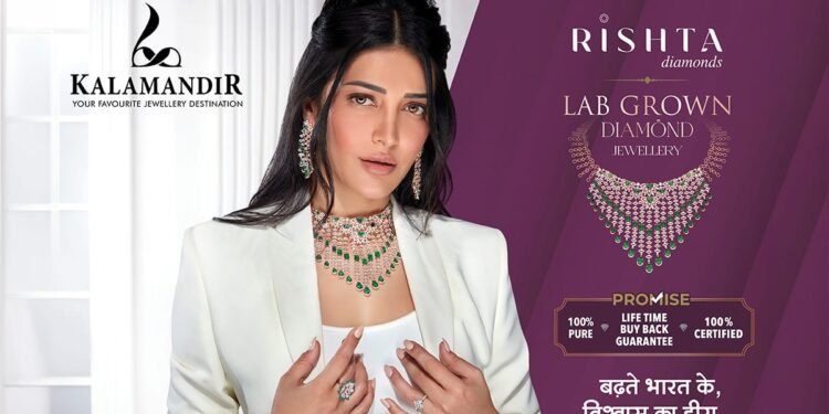 Kalamandir launches Rishta lab-grown diamond jewellery, unveils brand campaign