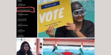 Viral on Twitter: Dr. Savitha Rani. M’s Aquatic Yoga Campaign Ignites Dialogue on Voting Rights and Democratic Participation