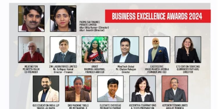 Business Excellence Awards 2024 organized by Corporate Connect