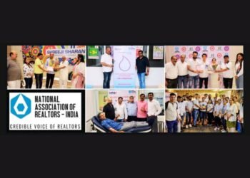 NAR India, in Collaboration with Leading Real Estate Associations, Facilitates Donation of 1000 Plus Units of Blood to Government and Hospitals