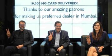 10,000 Plus Happy Customers for Krishiv Auto Agencies Pvt. Ltd. A Dealer partner for Morris Garages India