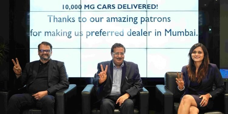 10,000 Plus Happy Customers for Krishiv Auto Agencies Pvt. Ltd. A Dealer partner for Morris Garages India