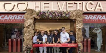 Pat Cummins, Brand Ambassador Of Carrera Unveils The Summer 2024 Collection At Helvetica Eyewear Boutique, Hyderabad