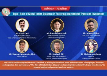 Global Indian Diaspora Paves the Way for International Trade and Investment, Insights Shared at Indian Achievers’ Forum’s Webinar