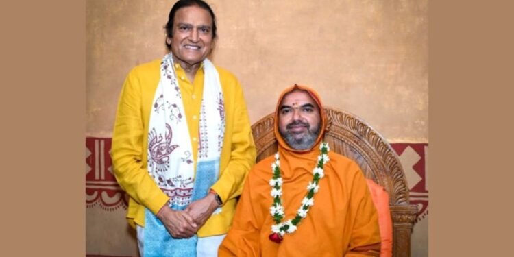 Dr. Dinesh Shahra Celebrates Jagat Guru Adi Shankaracharya Jayanti at Ramdeva Ashram Bhanukali, Karnataka