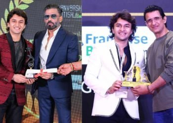 Araham Sawant: Rising Star Honored by Sunil Shetty at Times Applaud Trends Award 2024