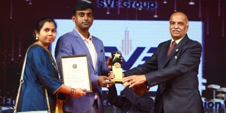 SVE Group Wins Emerging Interior Design And Renovation Firm at Karnataka Business Awards 2024