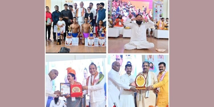 Akhil bhartiya yog sikshak mahasangh successfully organized Yoga Maha Kumbh in Ayodhya Dham