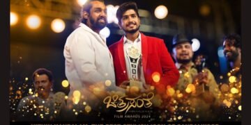 Nithin Kandalam Awarded Best Stylish Icon of Sandalwood by Action Prince Dhruva Sarja