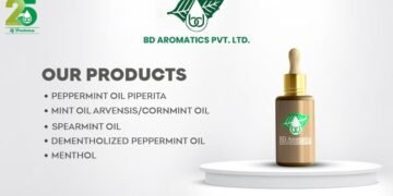 B.D. Aromatics Pvt. Ltd.: Leaders in Organic Mint Oils and Natural Essential Oils