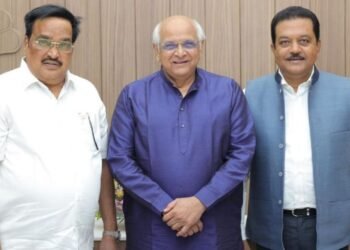 Sagar Dandawate celebrates BJP’s resounding Victory in Gujarat: C R Patil jis win A Triumph of Leadership and Vision