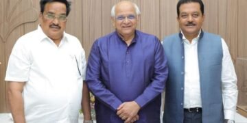 Sagar Dandawate celebrates BJP’s resounding Victory in Gujarat: C R Patil jis win A Triumph of Leadership and Vision