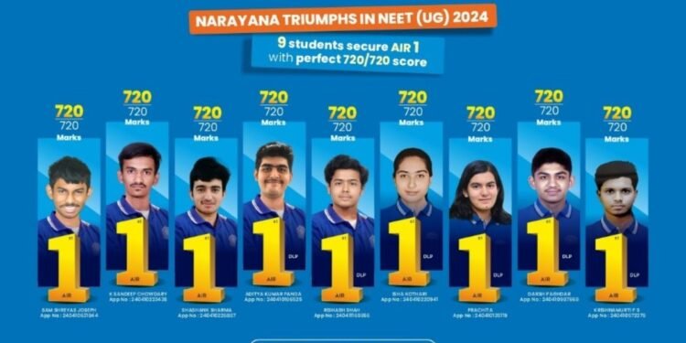 Academic Dreams Achieved – Narayanites Top NEET-UG 2024