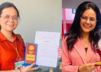 Farmer’s daughter Dr. Pooja Singh receives Global Young Scientist Award for her work on creating tiles from factory ash