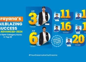 JEE ADVANCED 2024 Triumph: Narayanites Fulfil Their Engineering Dreams