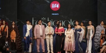 In Surat, Over 150 Students of IIFD Showcase Captivating Garments Designed at Fashionet-2024