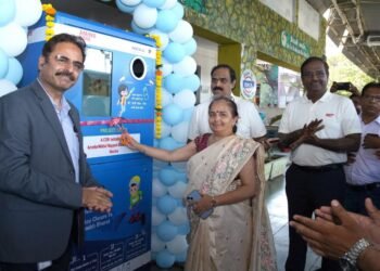 AM/NS India installs Reverse Vending Machine at Udhna railway station