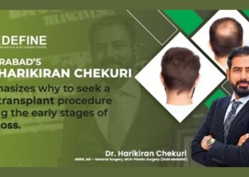 Hyderabad’s Dr. Harikiran Chekuri emphasizes why to seek a hair transplant procedure during the early stages of hair loss