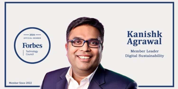 Kanishk Agrawal Selected to Lead Forbes Technology Council’s New Digital Sustainability Group